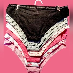 🩷*JUICYCOUTURE* CUTE🍒 (7) Panty Set MIXED DESIGNS!